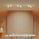 Robin Lamps Royal Ceiling Light in Brass and Alabaster mounted in Light Spa