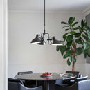 Halo Design Metropole 3 Light Multi Arm Chandelier over kitchen table