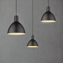 Halo Design Metropole Pendant Light in Black cluster