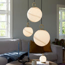 Halo Design Stockholm Glass Pendant Light cluster