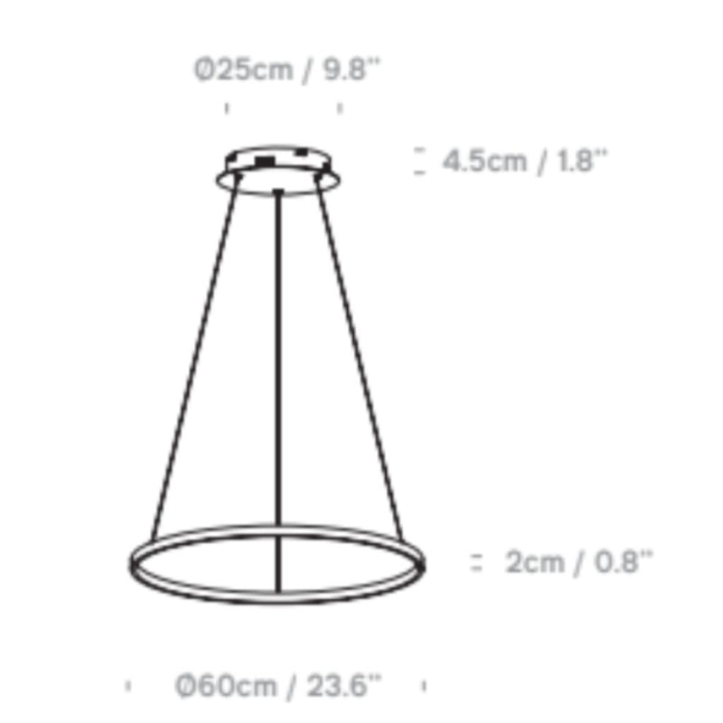 Vortex LED Ring Pendant Light