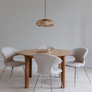 Umage Faraday Pendant Lampshade above a dining table and chairs