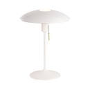 Manta Ray Lampshade in White on a Umage Table Lamp creating the perfect white table lamp by Umage