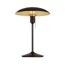 Black Umage Manta Ray Lampshade on a Black Umage Table Lamp Base