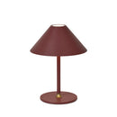 Halo Design Hygge Portable Battery Table Light maroon red mini