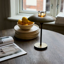 Halo Design Stepp 1-2-3 Rechargeable LED Light antique table lifestyle