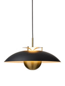 Halo Design Stepp Pendant Antique E27 black large