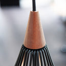 Halo DesignHalo Design Drops Dark Wood Pendant LightCeiling Light990914