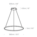 Lighting LoverVortex LED Ring Pendant LightPV02916001