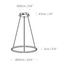 Lighting LoverVortex LED Ring Pendant LightPV02914001