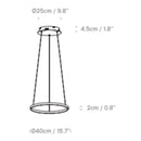 Lighting LoverVortex LED Ring Pendant LightPV02912001