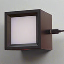 New GardenBox 8 Square Cordless Rechargeable Wall LightWall LightNGCLRCWLSQWHT004