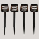 New GardenGretita Solar LED Garden Spike (4pcs)Outdoor LightNGGRETBLK001