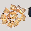 New GardenOkinawa Solar Garland of LightsRechargeable LightNGOKSG005