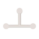Robin Lamps Rigoberta indirect wall light in matte white, Trio configuration on white background