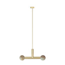 Robin Lamps Rigoberta Pendant Light Gold and Alabaster Trio