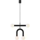 Robin Lamps Rigoberta Pendant Light Matte Black Duo Super Curved