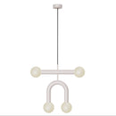 Robin Lamps Rigoberta Pendant Light Matte White Duo Super Curved