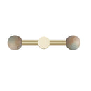 Robin Lamps Rigoberta Wall Direct Light – Gold and Alabaster Sphere Duo iron wall light