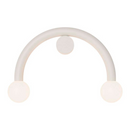 Robin Lamps Rigoberta Wall Direct Light Matte White Curved
