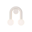 Robin Lamps Rigoberta Wall Direct Light Matte White Super Curved