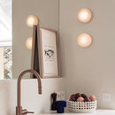 Robin Lamps Rock Alabaster Wall Ceiling Light in contemporary kitchen and dining room