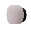 Robin Lamps Rock Alabaster Wall Ceiling Light side angle view black circular mount