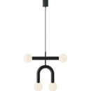 RobinRobin Lamps Rigoberta Pendant LampWall LightRIGO-I-PEN-DUOSCURV-BLK