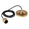 Umage Cord Set Pro brushed brass with black cord and E27 socket