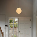 Umage Cord Set Pro brushed steel with Around The World large shade in a hallway