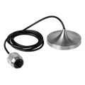 Umage Cord Set Pro brushed steel with black cord and E27 socket