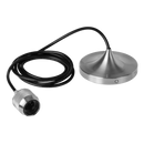 Umage Cord Set Pro brushed steel with black cord and E27 socket