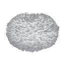 Grey XL Umage goose feather Eos lampshade pack shot