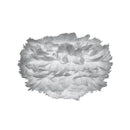 Grey mini Umage goose feather Eos lampshade pack shot