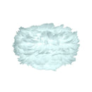 Mini light blue Umage Eos goose feather lampshade pack shot