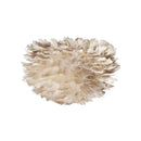 Micro light brown Umage Eos goose feather lampshade pack shot