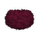 Medium red Umage Eos goose feather lampshade pack shot
