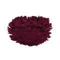 Mini red Umage Eos goose feather lampshade pack shot