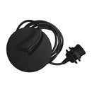 Umage Rosette Cord Set black with cord and E27 socket