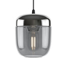 Umage Acorn Glass Lampshade with smoked glass and steel