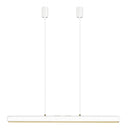 Umage Hazel Branch Pendant Light  in white  with brushed brass buttons
