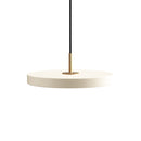 Pearl White and Gold Umage Asteria Pendant Light