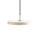 Pearl White and Steel Umage Asteria Pendant Light
