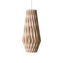 Pilke Signature 20-42 Wooden Pendant Light in Natural Birch