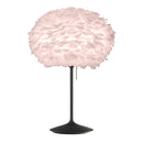 A Black and Rose feather Table Lamp By Umage