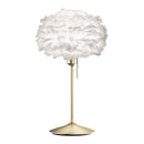 Umage Sante Table Lamp with Feather Lampshade