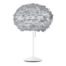 WHite and Grey Feather Lamp by Umage