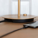 Close up of the base of the Umage Asteria Table Lamp