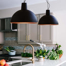Broadway Metal Dome Pendant light