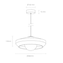 chelsea 50 aluminium pendant light dimensions
